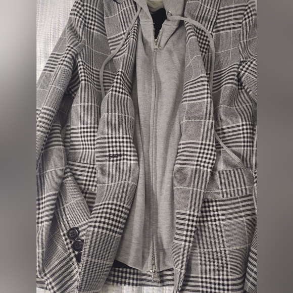 Jamison Blazer with Removable Hood and Zippers - Picture 7 of 10